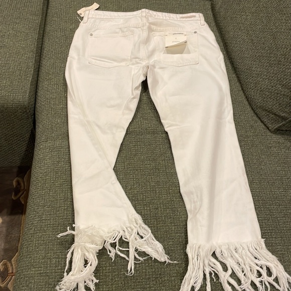 Pilcro and the Letterpress white denim jeans (sz 27) - Picture 9 of 13